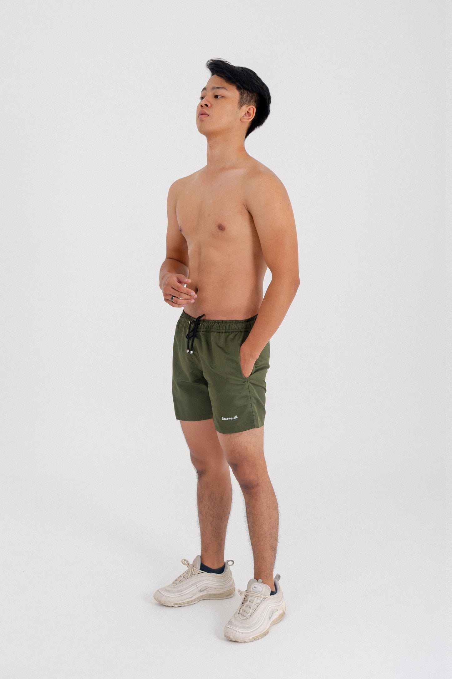 Celana Pendek Pantai Premium Seri Pantai - Hitam