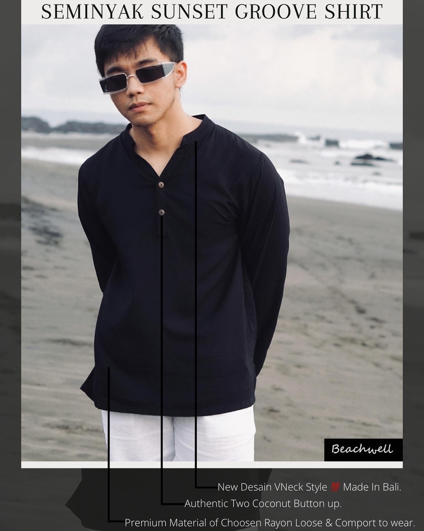 Seminyak Rayon Long Sleeve Shirt