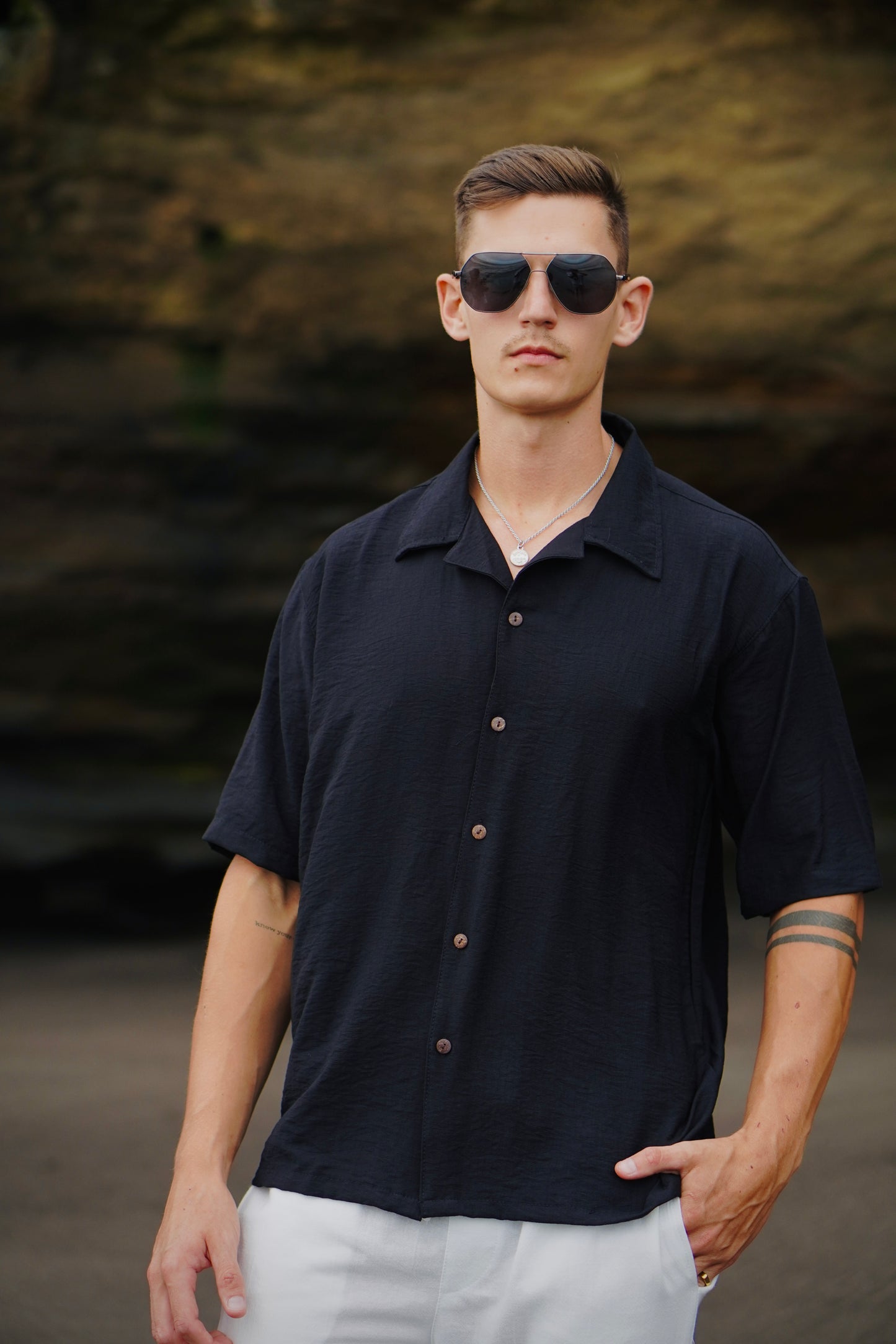 Azura Polo Linen Shirt