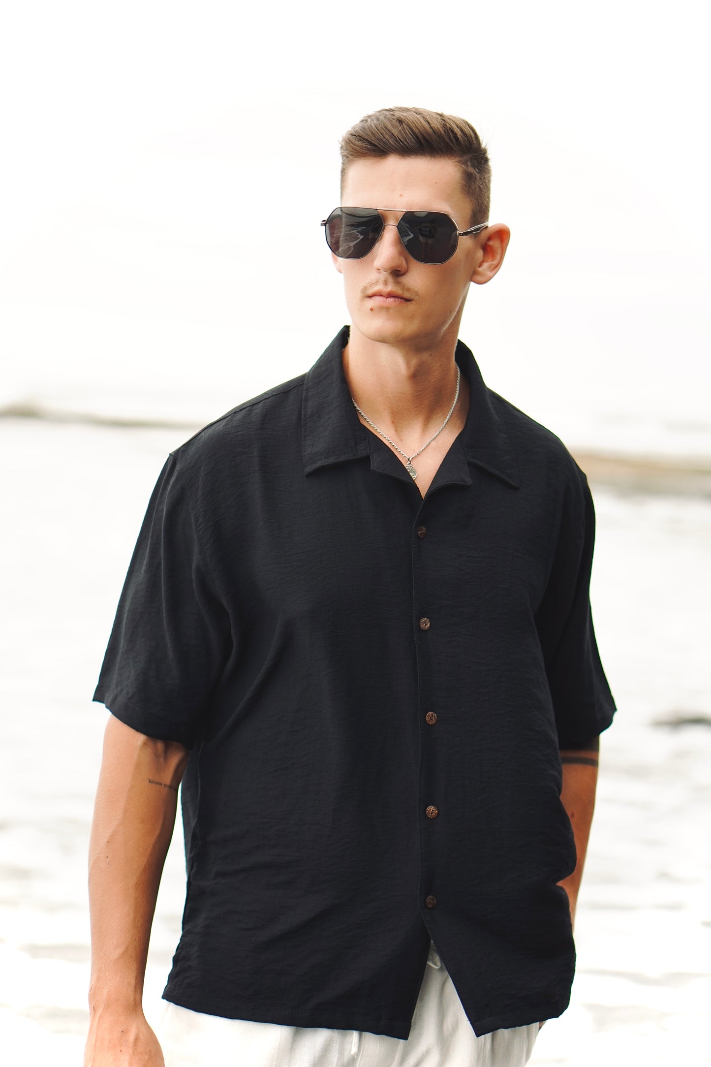 Azura Polo Linen Shirt
