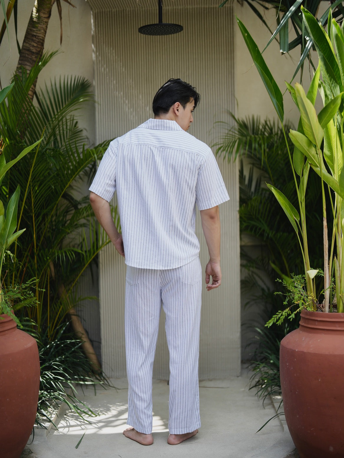 Bozzaline Linen Shirt - Vanilla White