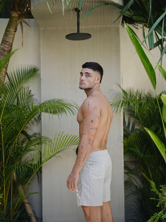 Bozzaline Linen Relax Short - Cream