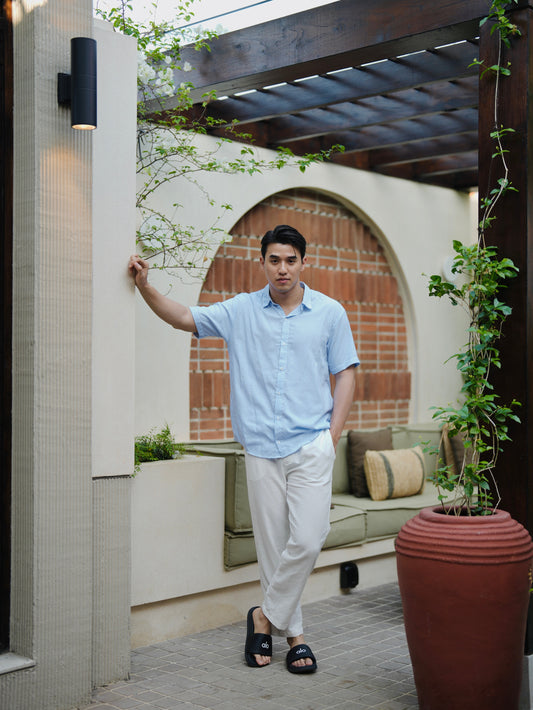 Kemeja Katun Paraline