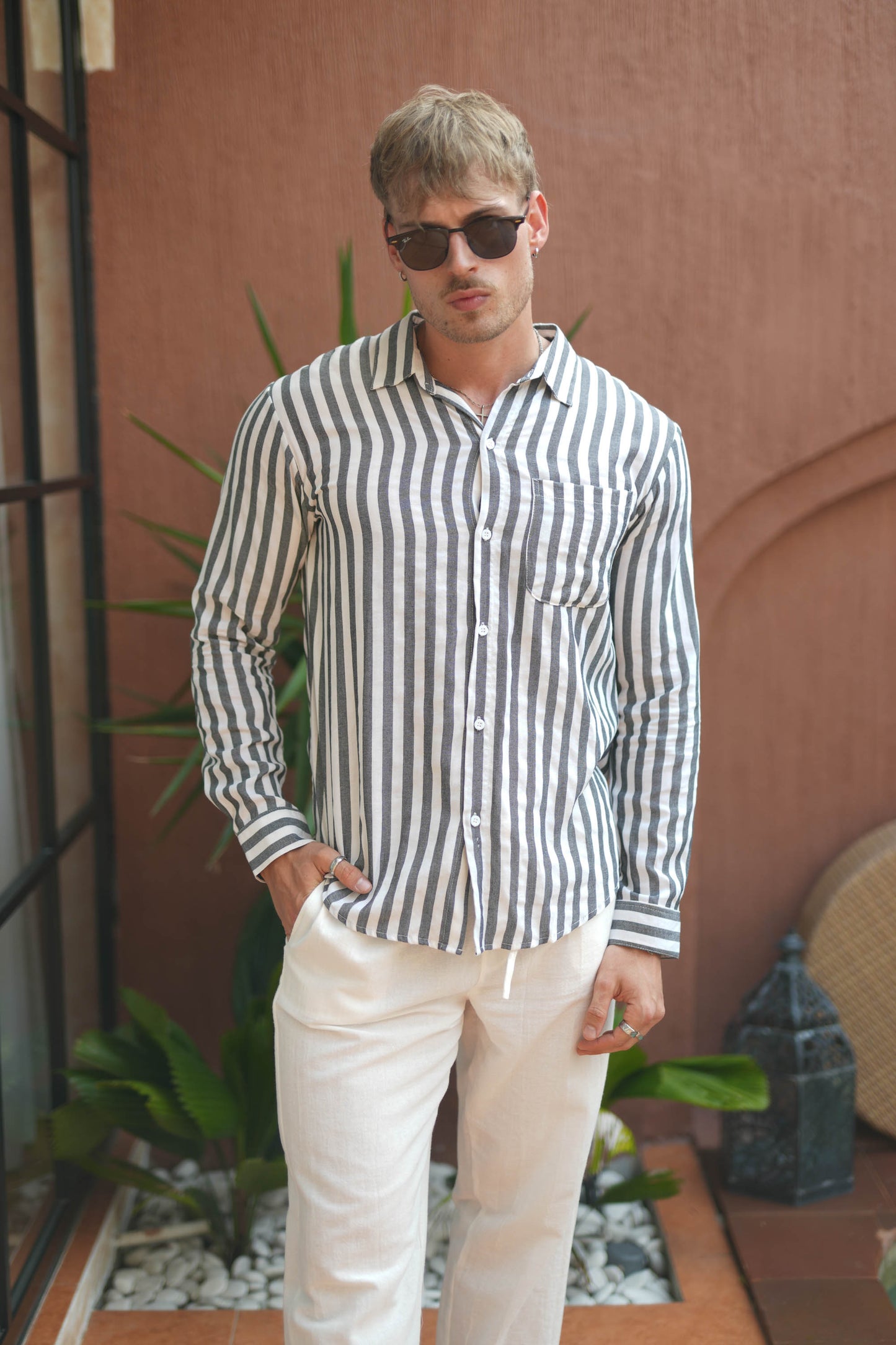 Benito Cotton Long Sleeve Shirt
