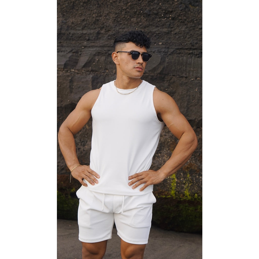 BEACHWELL Satu Set Pakaian Pria Tanktop dan Celana Boardshort - Jimbaran Series