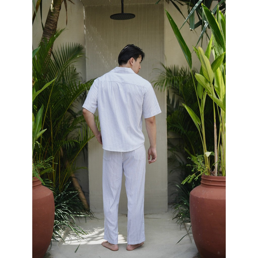 BEACHWELL SATU SET BOZALINE BAJU KEMEJA + CELANA PANJANG/CELANA PENDEK - BOZZALINE SERIES