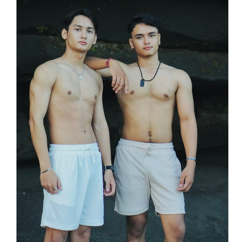 BEACHWELL Celana Pendek Pria Olahraga Gym Boardshort - Waffle Series All Varians