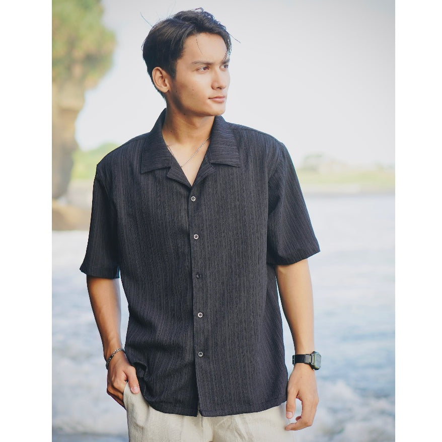 BEACHWELL Kemeja Pria Lengan Pendek - Baby Crush Series Putih All Varians
