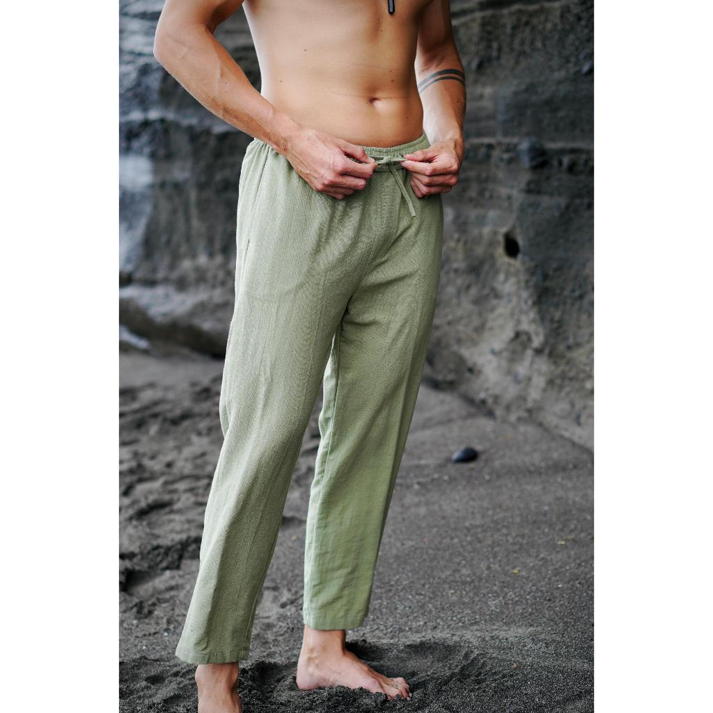 BEACHWELL Celana Panjang Pria Linen Angel - Canggu Series Pants All Varians