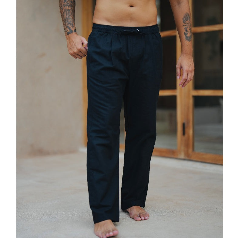 BEACHWELL Celana Panjang Pria Rileks Pants - Celana Panjang Linen Jasper All Varians Straight Pants