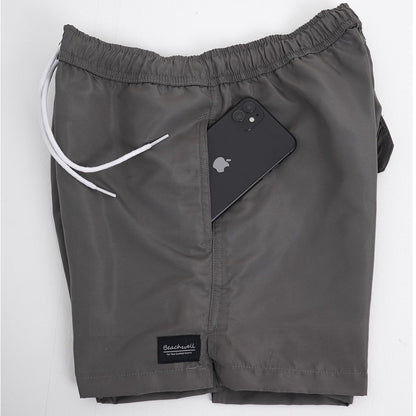 BEACHWELL Celana Pendek Pria Basic Boardshort - Abu Abu