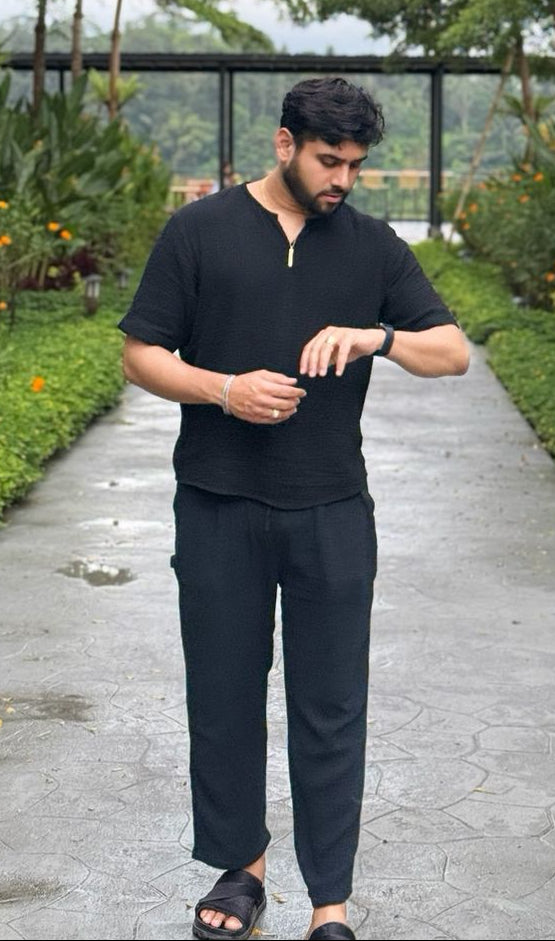 Celana Katun Rosalia Straight Relax