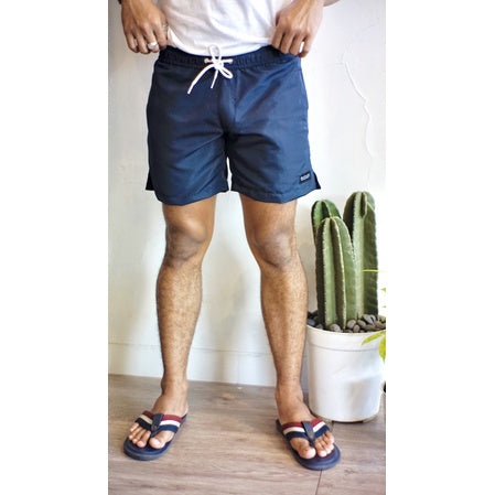 BEACHWELL Celana Pendek Pria Basic Boardshort - Biru Navy
