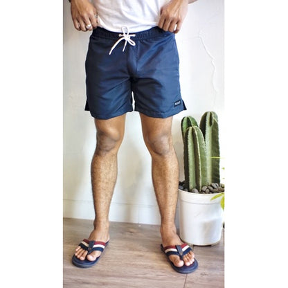 BEACHWELL Celana Pendek Pria Basic Boardshort - Biru Navy