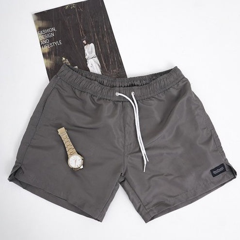 BEACHWELL Celana Pendek Pria Basic Boardshort - Abu Abu