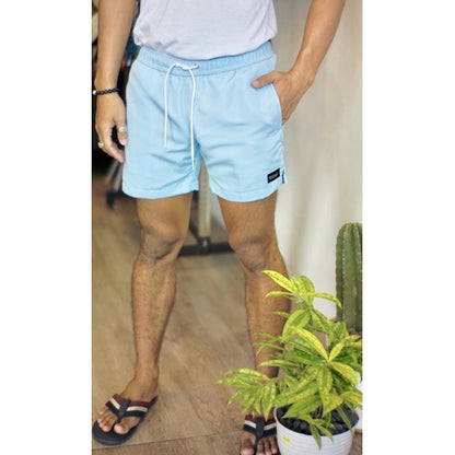 BEACHWELL Celana Pendek Pria Basic Boardshort - AQUA