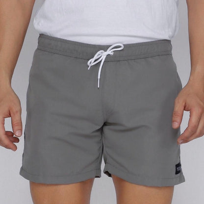 BEACHWELL Celana Pendek Pria Basic Boardshort - Abu Abu