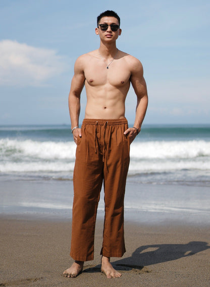 Jasper Linen Rami Pants - Broken White, Black, Cream, Milo Brown, Latte, Tiramisu