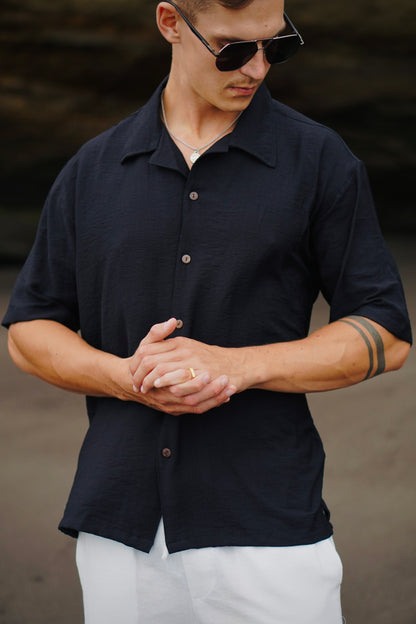 Azura Polo Linen Shirt