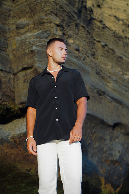 Sella Button Crinkle Shirt
