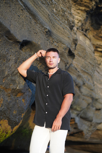 Sella Button Crinkle Shirt