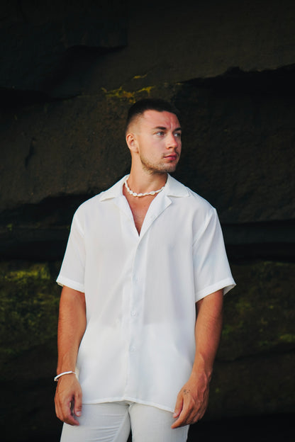 Sella Button Crinkle Shirt