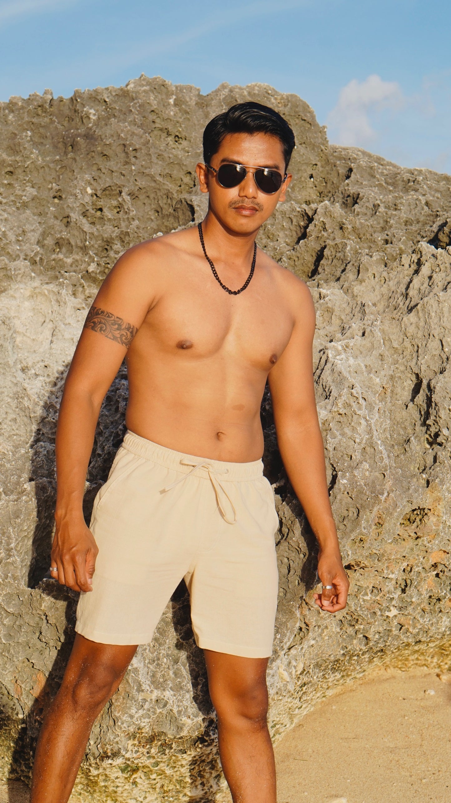 Celana Pendek Canggu Reguler - Coklat