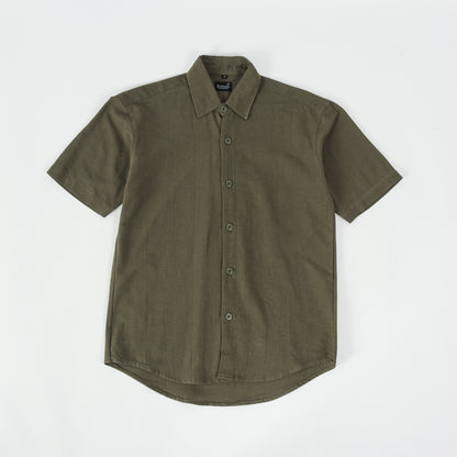 Canggu Linen Angel Regular Relax Shirt - 9 Colors (Off White, Black, Brown, Green Army, Blue Navy, Cream, Grey, Blue Aqua, Dusty Pink)