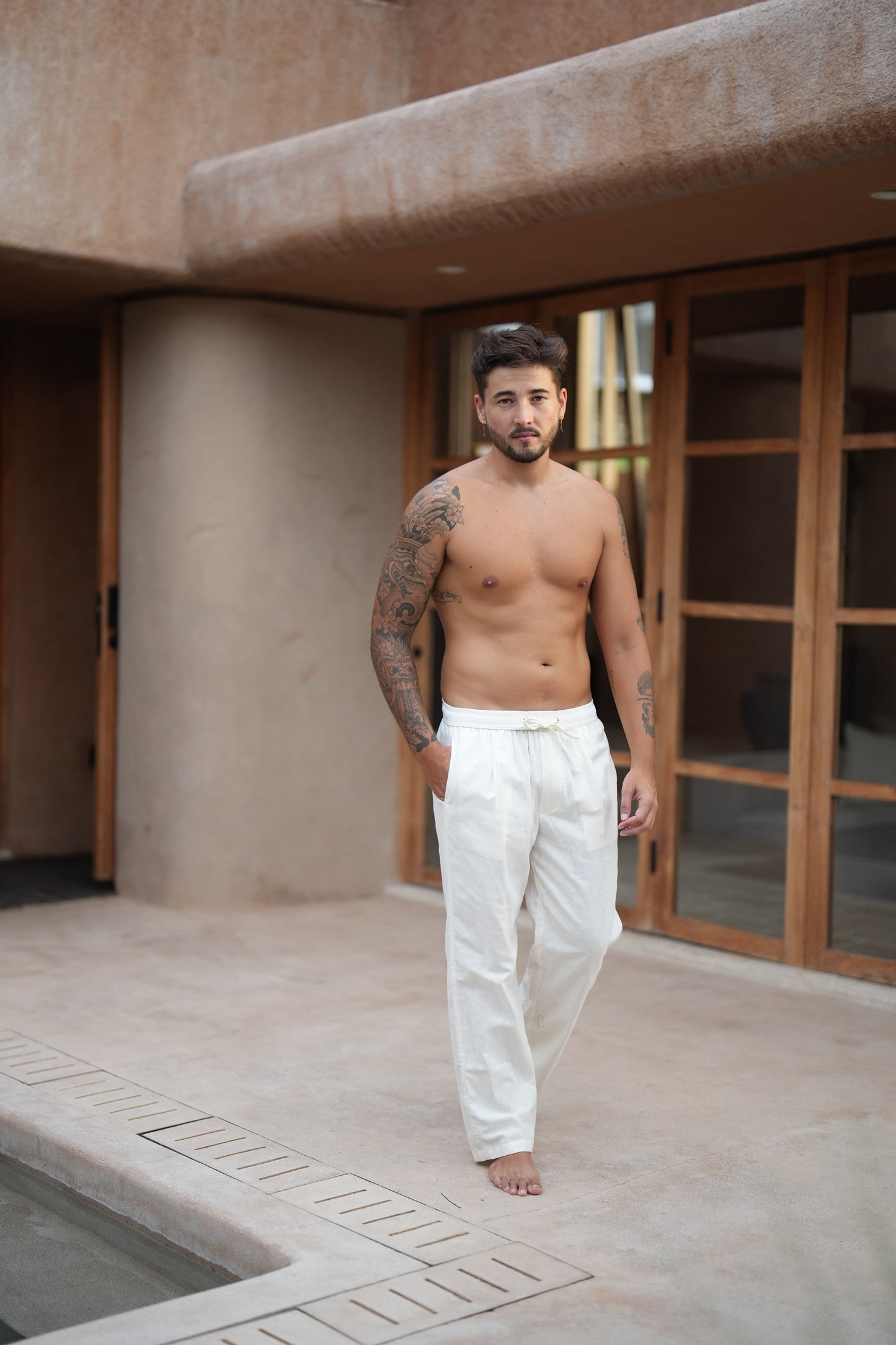 Jasper Linen Rami Pants - Broken White, Black, Cream, Milo Brown, Latte, Tiramisu