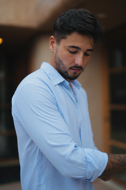 Paraline Cotton Long Sleeve Shirt 210