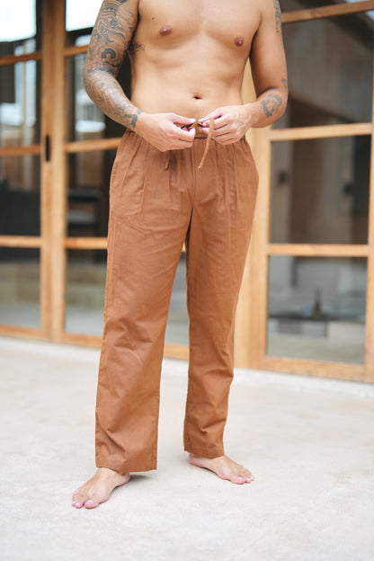 Jasper Linen Rami Pants - Broken White, Black, Cream, Milo Brown, Latte, Tiramisu