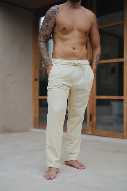 Canggu Ankle Pants - Broken White, Black, Cream, Green, Blue Mint