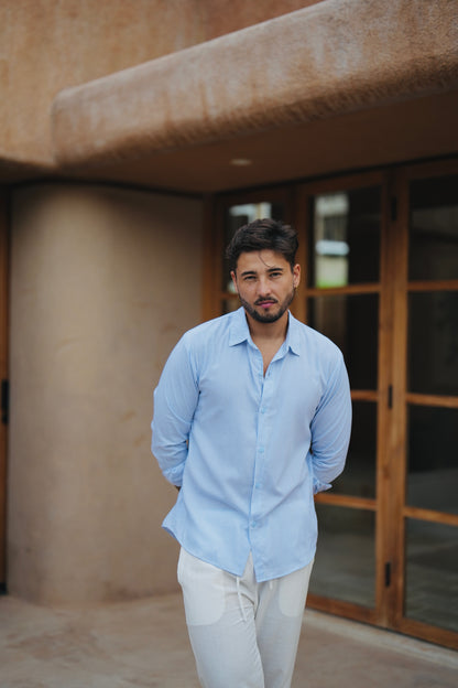 Paraline Cotton Long Sleeve Shirt 210