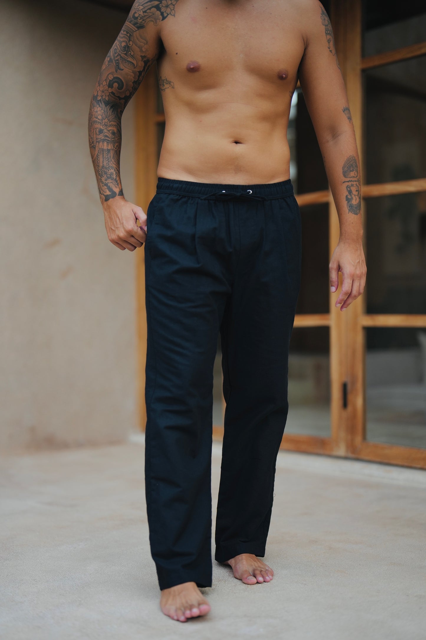 Jasper Linen Rami Pants - Broken White, Black, Cream, Milo Brown, Latte, Tiramisu