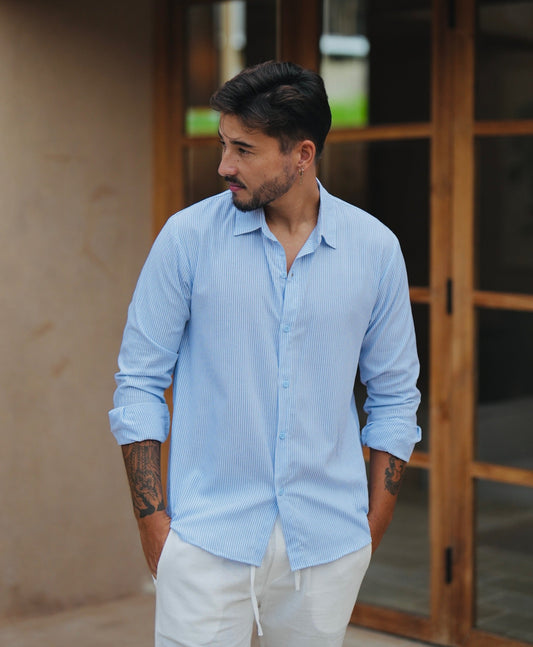 Kemeja Lengan Panjang Katun Paraline 210