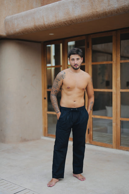 Jasper Linen Rami Pants - Broken White, Black, Cream, Milo Brown, Latte, Tiramisu