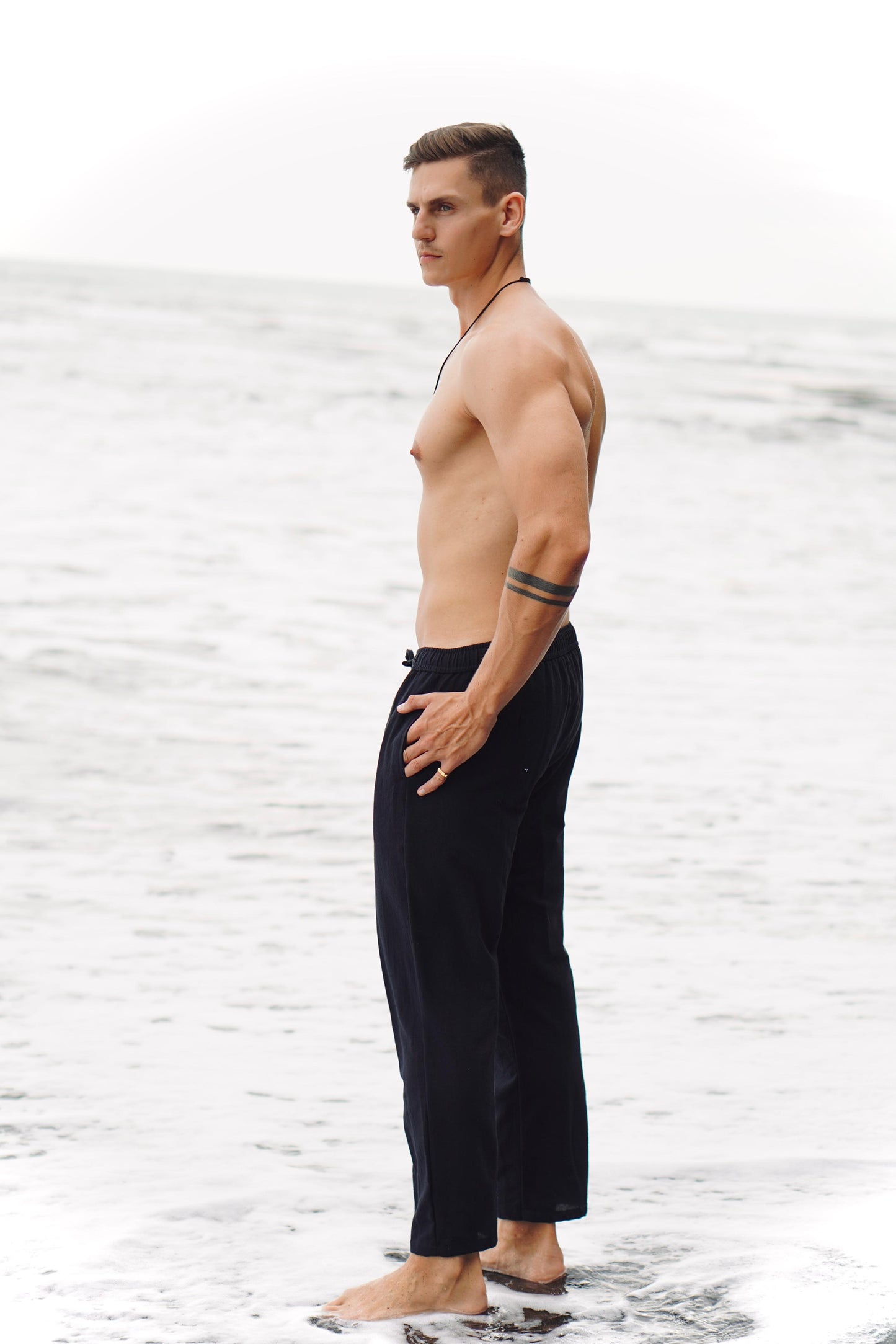 Canggu Ankle Pants - Broken White, Black, Cream, Green, Blue Mint