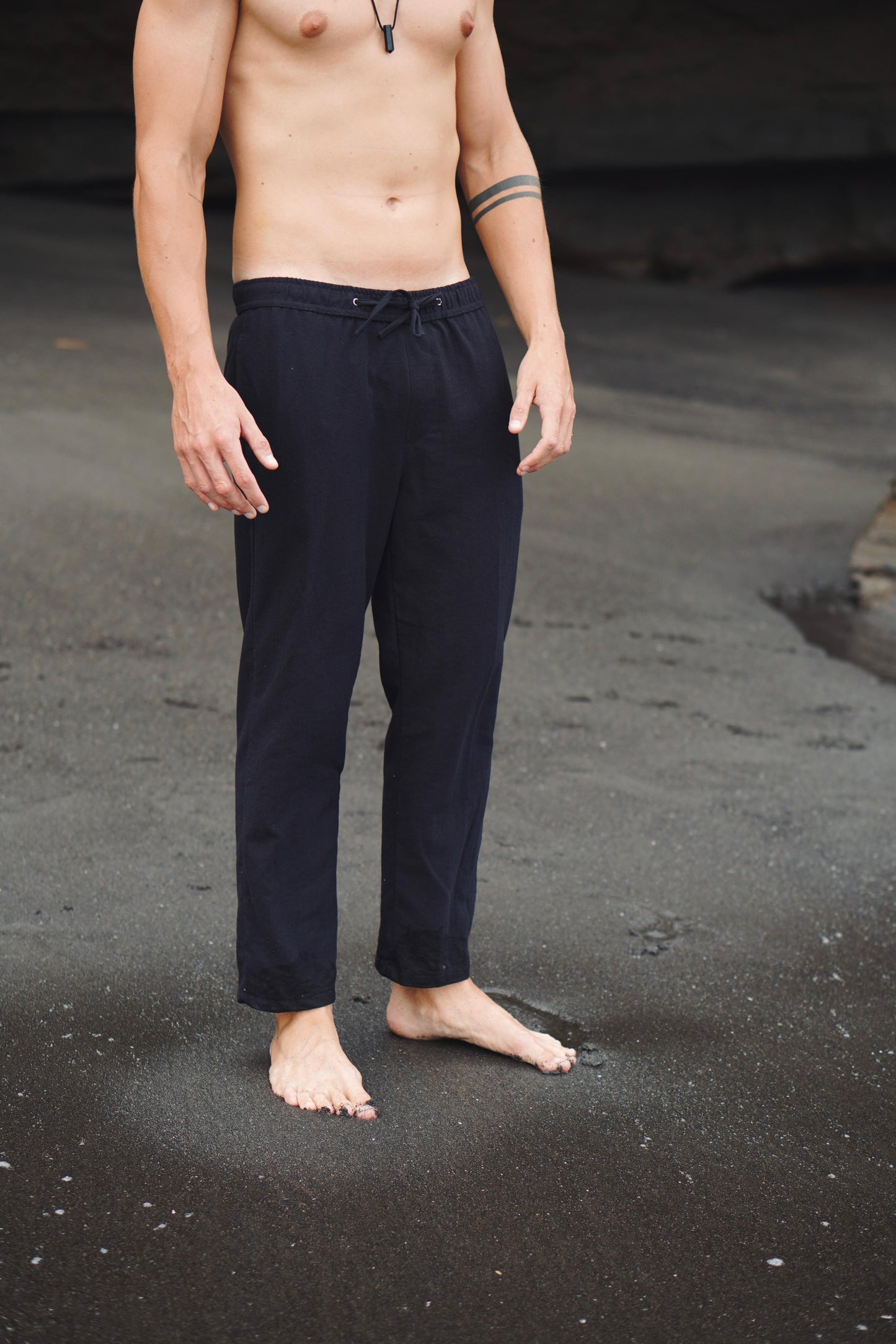 Canggu Ankle Pants - Broken White, Black, Cream, Green, Blue Mint