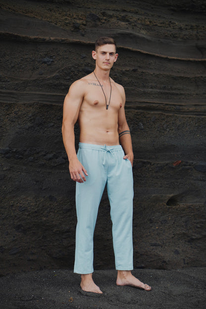 Canggu Ankle Pants - Broken White, Black, Cream, Green, Blue Mint