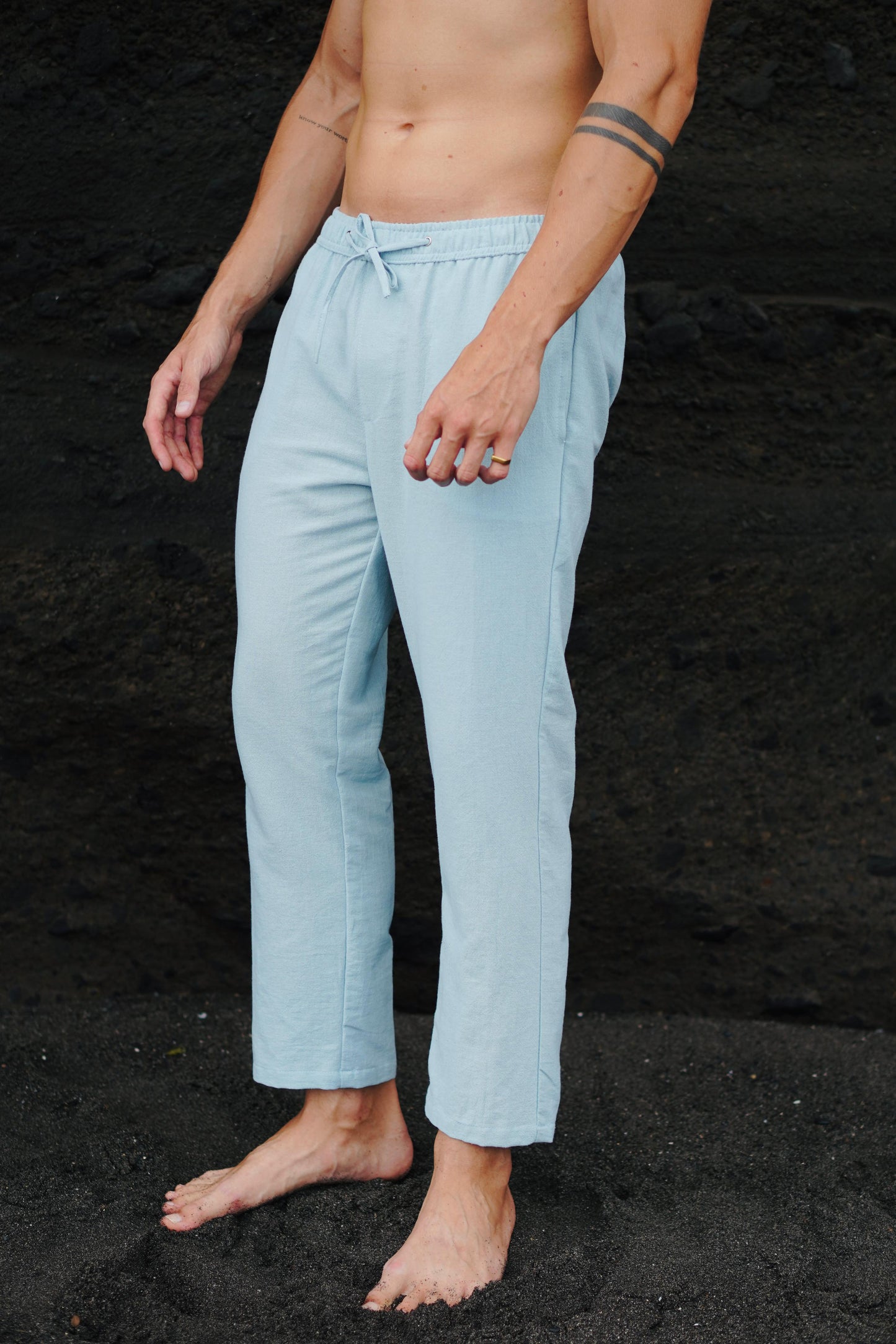 Canggu Ankle Pants - Broken White, Black, Cream, Green, Blue Mint