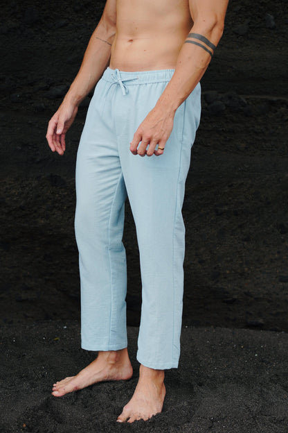 Canggu Ankle Pants - Broken White, Black, Cream, Green, Blue Mint