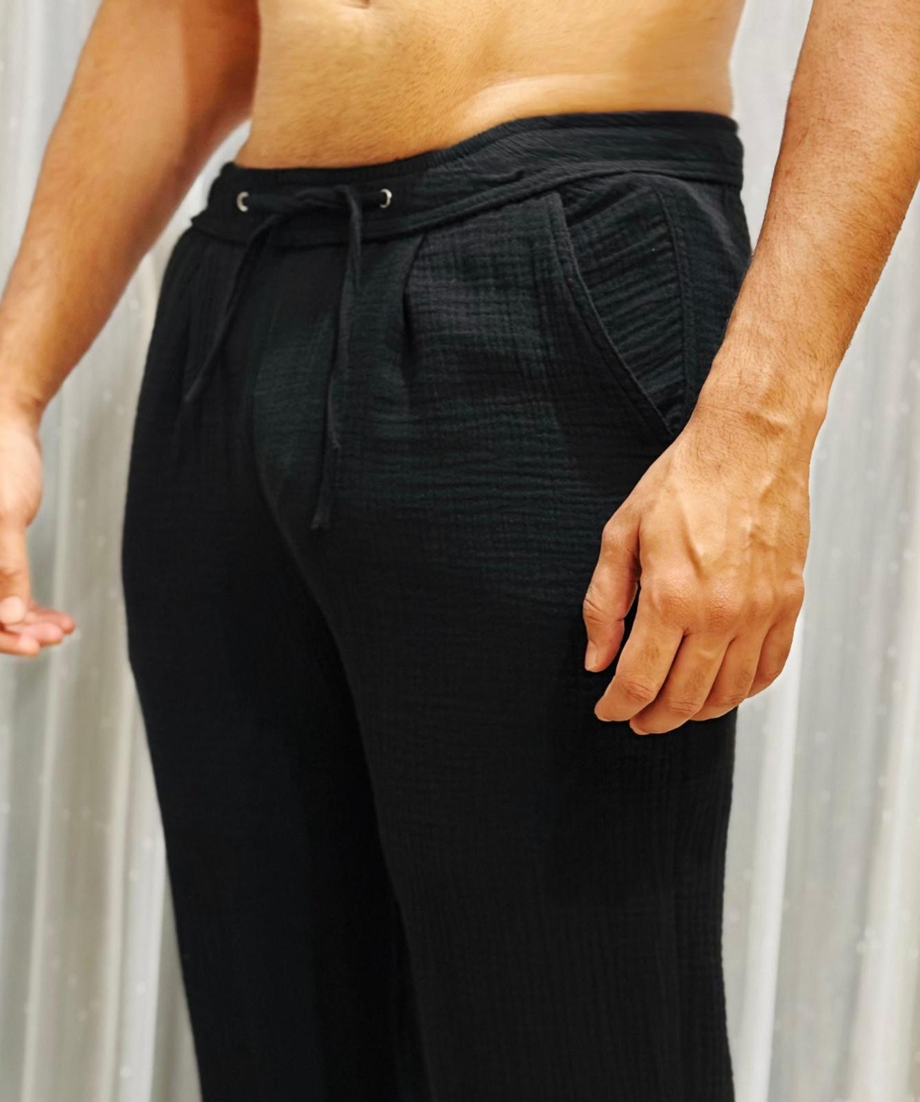 Celana Katun Rosalia Straight Relax