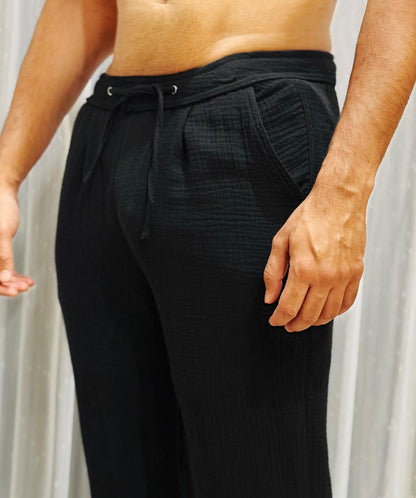 Celana Katun Rosalia Straight Relax