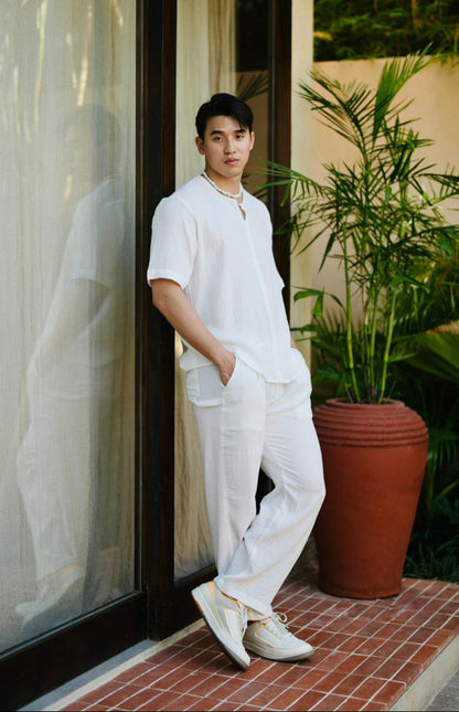 Celana Katun Rosalia Straight Relax