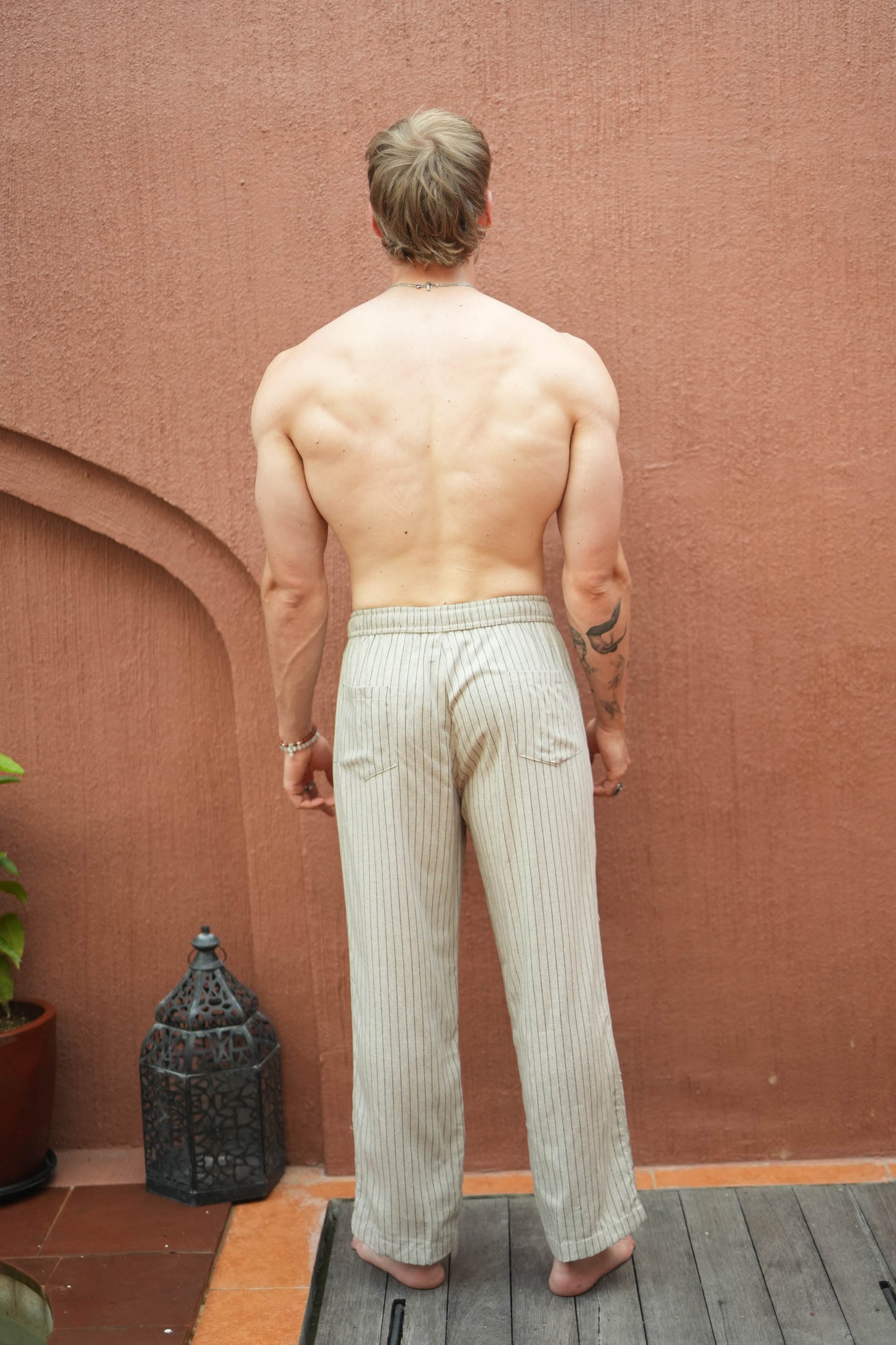 Bozzaline Linen Relax Pants - Vanilla White and All Colors