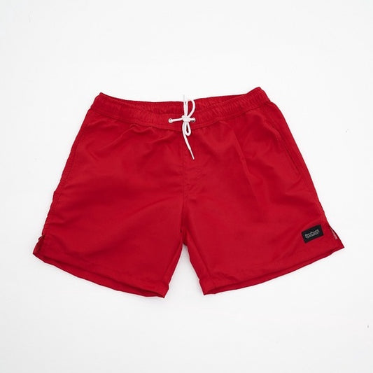 BEACHWELL Celana Pendek Pria Basic Boardshort - Merah