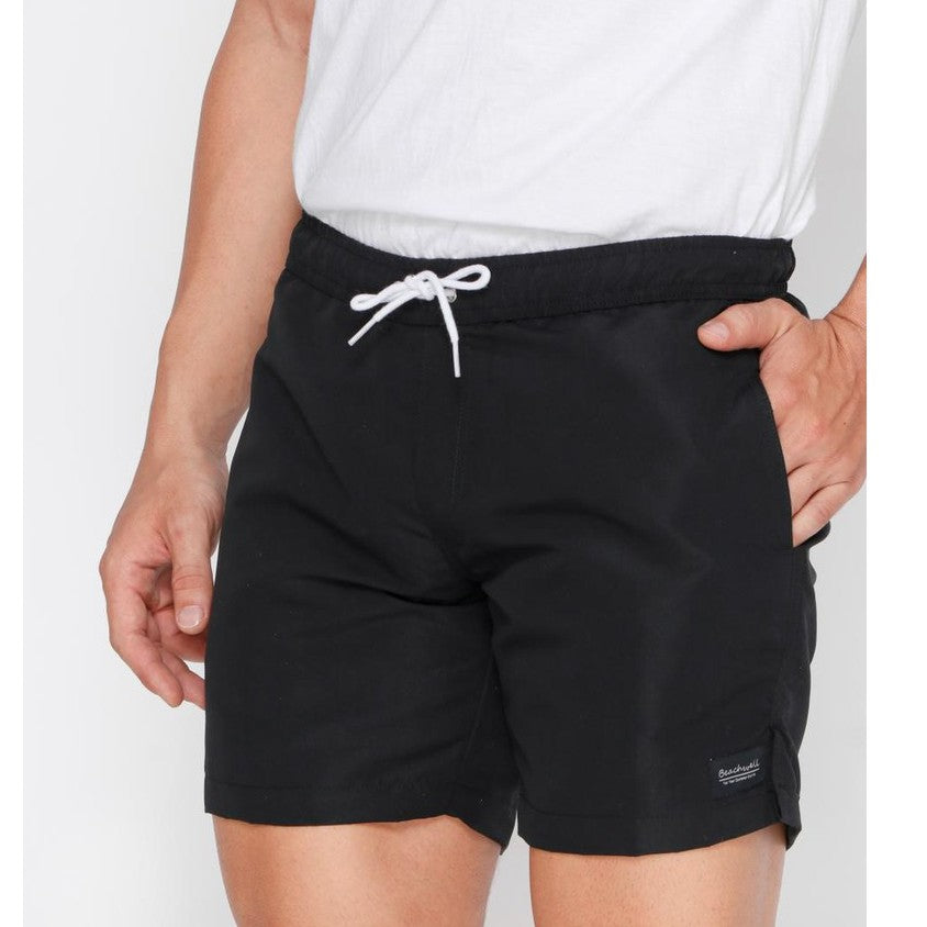 BEACHWELL Celana Pendek Pria Basic Boardshort - Hitam Black