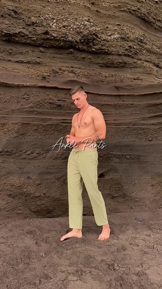 BEACHWELL Celana Panjang Pria Linen Angel - Canggu Series Pants All Varians