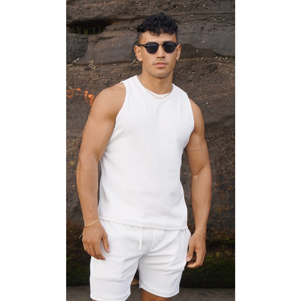 BEACHWELL Satu Set Pakaian Pria Tanktop dan Celana Boardshort - Jimbaran Series