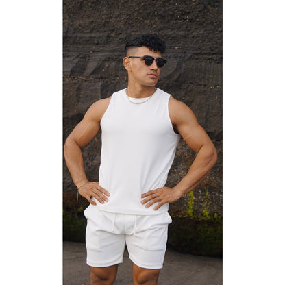 BEACHWELL Satu Set Pakaian Pria Tanktop dan Celana Boardshort - Jimbaran Series